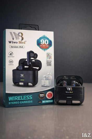 Wireless Stereo Earbuds with ANC+ENC & Bluetooth 5.0