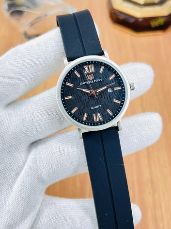 Men's Magnet Strap Watch Round Dial